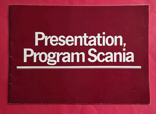Presentation program scania - program,