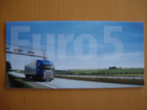 Scania euro brochure leaflet - euro, 5
