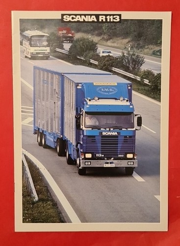 Scania r113 sales brochure - r113,