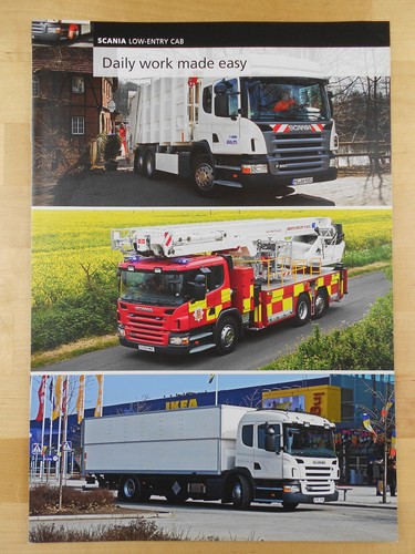Scania low entry cab - cab, brochure