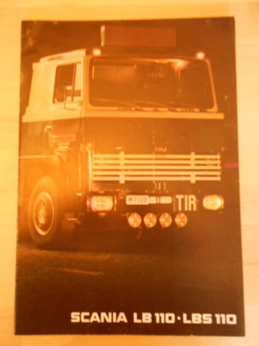 Scania 110 brochure - 110, prospekt