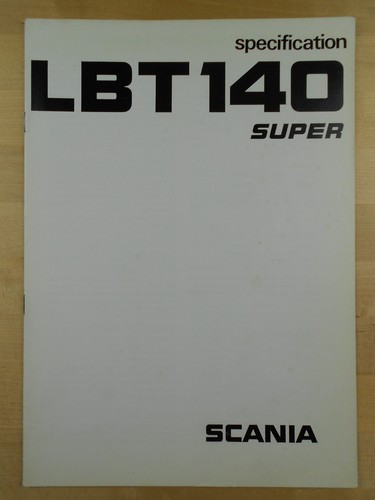 Scania lbt140 super - scania,
