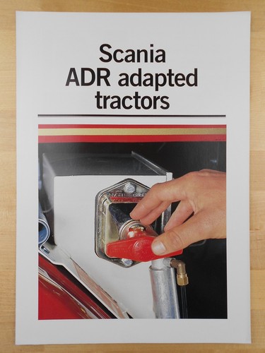 Scania adr tractor - tractor, brochure